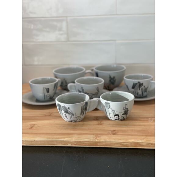 10 pcs. Maja Gruebler Vintage handpainted mexico pottery - Picture 3 of 7